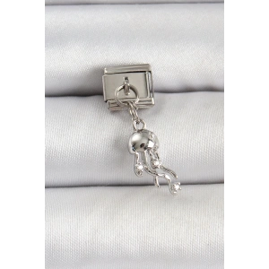 BFS 316L Çelik Gümüş Renk Deniz Anası Nomination Charm