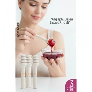 BFS 3’lü Ahşap Mini Kaşık Seti – 6.5 cm Reçel, Bal ve Sos Servisi İçin Doğal Sunum Kaşıkları