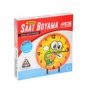 BFS  5302 KumToys, Ahşap Saat Boyama