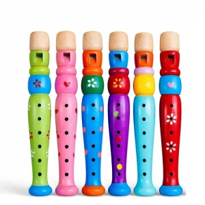 BFS Ahşap Renkli Flüt Küçük Alk4391