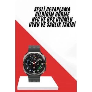 BFS Akıllı Saat Müzik Dinleme Nabız Ölçer NFC ve GPS Uyumlu Sesli Asistan