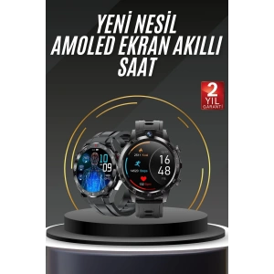 BFS Akıllı Saat Titanyum Kasa Yuvarlak Ekran Alarm Uyku ve Sağlık Takibi Titreşimli