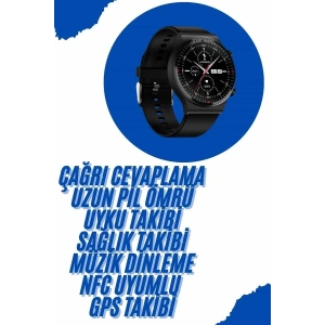 BFS Akıllı Saat Yeni Nesil Üç Kordonlu Nabız Ölçer Çağrı Cevaplama