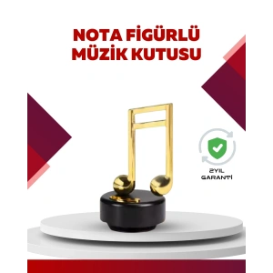 BFS Altın Nota Temalı Müzik Kutusu  Müzikli Hediyelik