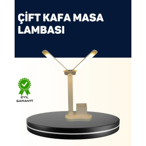 BFS Ayarlanabilir Kısılabilir LED Masa Lambası | Entegre Kalemlik ve Telefon Tutucu Özellikli