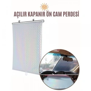BFS  Aynalı Yansıtıcılı Açılır Kapanır Ön Cam Perdesi