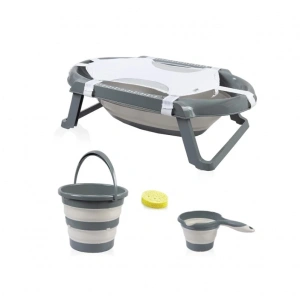 BFS  BabyJem Katlanır Banyo 5Li Küvet Seti 596 Antrasit