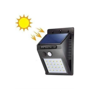 BFS Bahçe Aydınlatması Güneş Enerjili Led Işık Lamba Sensörlü Dekoratif