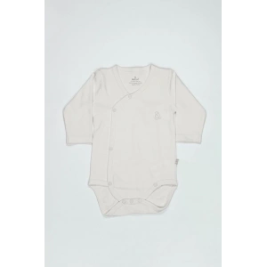 BFS  Bistyle Organik Natural Basic Style Kruvaze Uzun Kol Body BS17102 Ekru