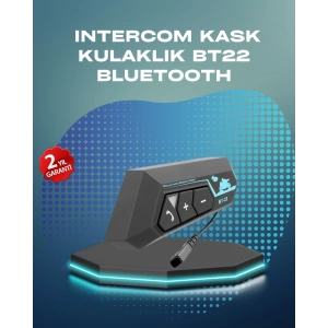 BFS BT22 Kask Bluetooth Kulaklık Su Geçirmez Motosiklet İletişim Sistemi