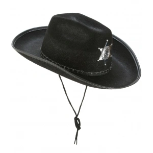 BFS   Çocuk Kovboy Şapkası Sheriff Şapkası Siyah Renk