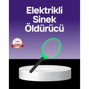 BFS Çocuk ve Evcil Hayvan Dostu Elektrikli Sinek Raketi | Güvenli Kullanım