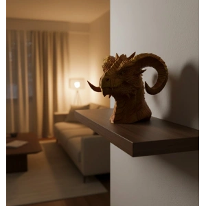 BFS Dekoratif Gold Ejderha Heykeli Koleksiyonluk Fantastik Tasarım