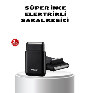 BFS Elektrikli Tıraş Makinesi Çift Başlıklı Ultra İnce Tasarım