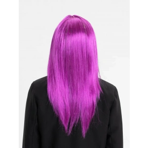 BFS     Fuşya Renk Düz Kesim Uzun Parti Peruğu