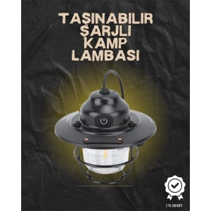 BFS Kamp ve Bahçe İçin Retro LED Fener – Sıcak Işık, Uzun Ömürlü Batarya