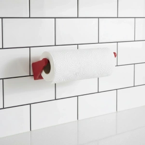 BFS Kırmızı Peçete Askısı Mutfak Duvar Tipi Peçetelik Organizer