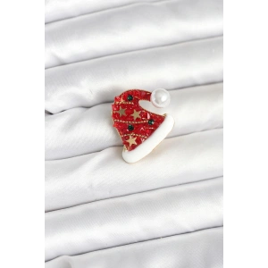 BFS Kırmızı Şapka Model Yılbaşı Temalı Broş