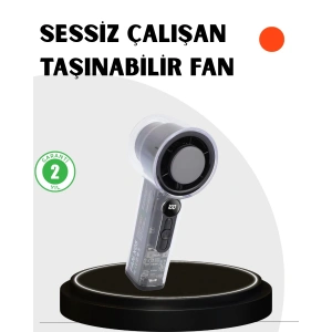 BFS Kompakt Dijital Ekranlı Fan | 100 Seviye Hız + Sessiz Çalışma