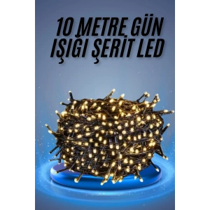 BFS Led Işık Ağaç Süsleme Ampüllü Dekoratif Aydınlatma 10 Metre Gün Işığı