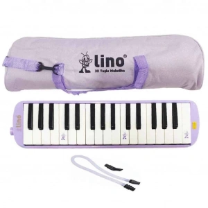 BFS  Lino 32 Tuşlu Bez Çantalı Melodika Pastel Mor