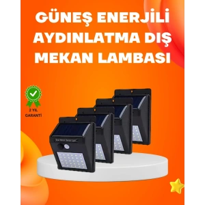 BFS Montajlı Güneş Enerjili Duvar Tipi Aydınlatma – 8 Saat Çalışma Süresi