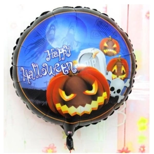 BFS Nessiworld Happy Halloween Balkabağı Folyo Balon 18 inç