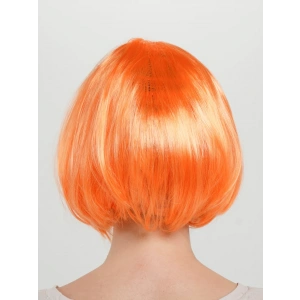 BFS Nessiworld  Turuncu Renk Parti Peruğu Küt Saç