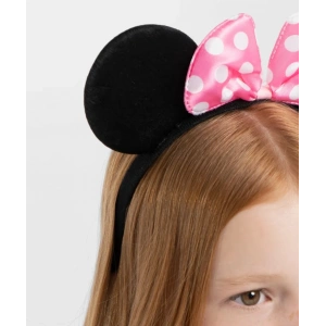 BFS   Pembe Fiyonklu Minnie Mouse Tacı Mini Kulak