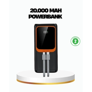 BFS Powerbank 20000 mAh 22.5W Hızlı Şarjlı ve Kompakt Çoklu Kablo Çıkışlı