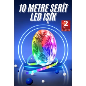 BFS RGB Neon Şerit Led Lamba 10 Metre İç Mekan Tasarımına Uygun