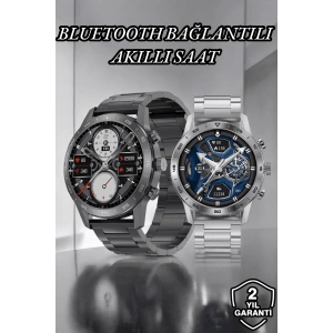 BFS Suya Dayanıklı Dokunmatik Akıllı Saat Bluetooth 5.0, Sesli Asistan ve Sağlık Takibi