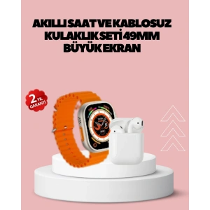 BFS Watch 9 Max Akıllı Saat 45 mm Geniş Ekran Kulaklık Seti