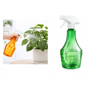 Çok Amaçlı Fısfıs Çiçek Sulama Şeffaf Su Sprey Şişesi 500 Ml