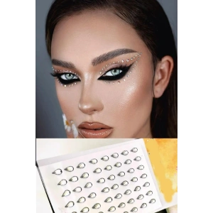 Damla Kristal Işıltılı Sticker Yüz Ve Vücut Makyaj Taşı ( 110 Adet )
