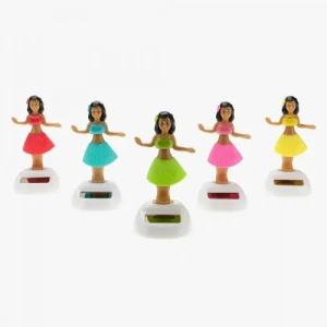 Güneş Enerjili Solar Dans Eden Hula Kızı Figürü