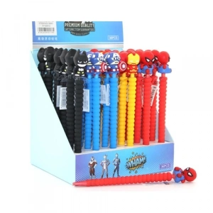 Mey İthalat® 07 Uclu Karışık Kahraman Figürlü Kurşun Kalem