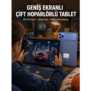 Mey İthalat® 10.1 İnç Tablet 6800 mAh Batarya Çift Hoparlörlü Yeni Nesil