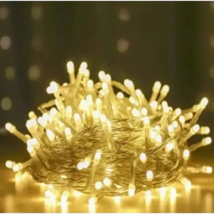Mey İthalat® 10m 100 Led Damla Uçlu Gün Işığı Şeffaf Kablo