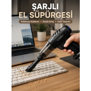 Mey İthalat® 2si 1 Arada Şarjlı Temizlik Cihazı Çok Amaçlı
