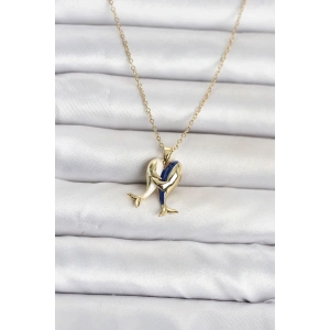 Mey İthalat® 316L Çelik Zincir Gold Renk Dolphin Model Kadın Kolye