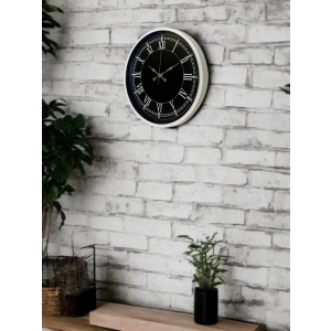 Mey İthalat® 36 Cm Beyaz Dekoratif Duvar Saati