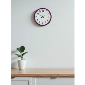 Mey İthalat® 36 Cm Pembe Dekoratif Duvar Saati