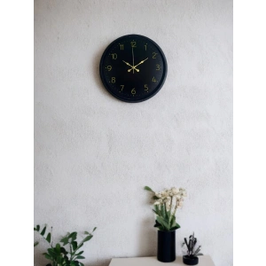 Mey İthalat® 36 Cm Siyah Asil Duvar Saati