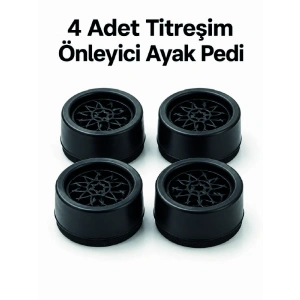 Mey İthalat® 4lü Set Çamaşır Makinesi Titreşim Önleyici Ped