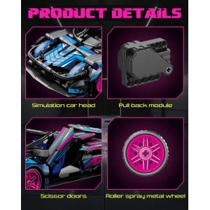 Mey İthalat® 9055-6  TOYSE TOYS BRİCKS SPEED MAVİ CYBER-EKN