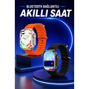 Mey İthalat® Akıllı Saat Arama Cevaplayan Bildirim Görme Yeni Nesil Bluetooth Bağlantılı