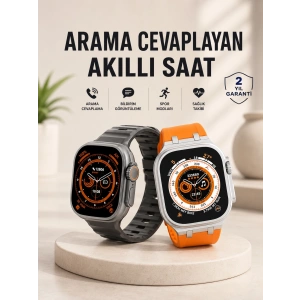 Mey İthalat® Akıllı Saat GPS, Sağlık Ve Uyku Takibi Arama Cevaplayan Bluetooth Bağlantılı