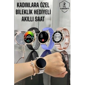 Mey İthalat® Akıllı Saat Kadınlara Özel Arama Cevaplayan Bluetooth Bağlantılı