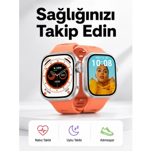 Mey İthalat® Akıllı Saat Nabız Ölçebilen Yeni Nesil GPS ve Adımsayar Özelliği (Kopya)